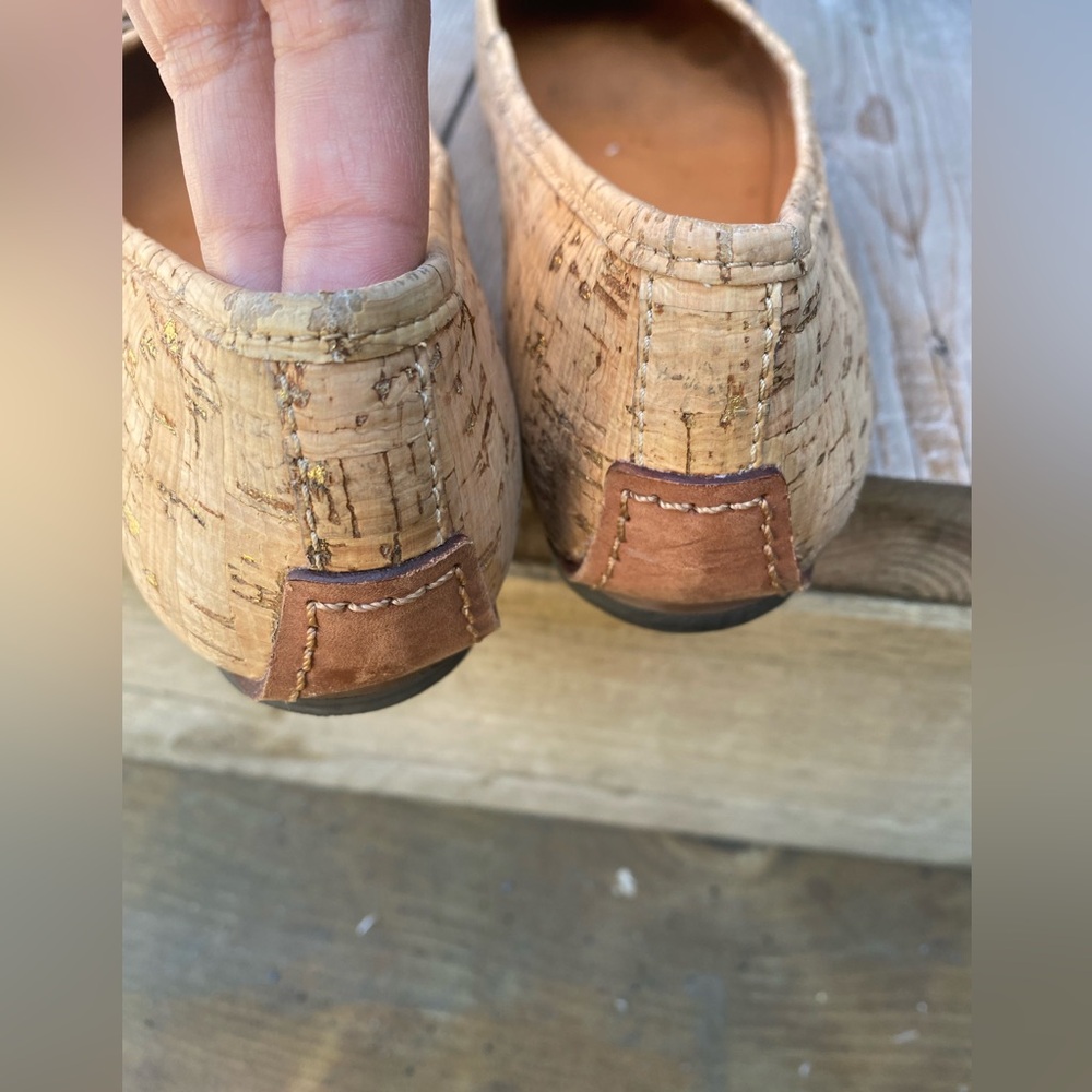 Tory Burch Cork Reva Slip Ons Ballerina Flats Womens 8 M - Picture 11 of 13
